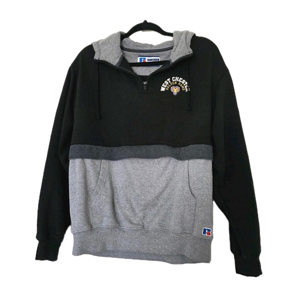Vintage West Chester University Golden Rams 1/4 Zip Sweatshirt Adult Size S